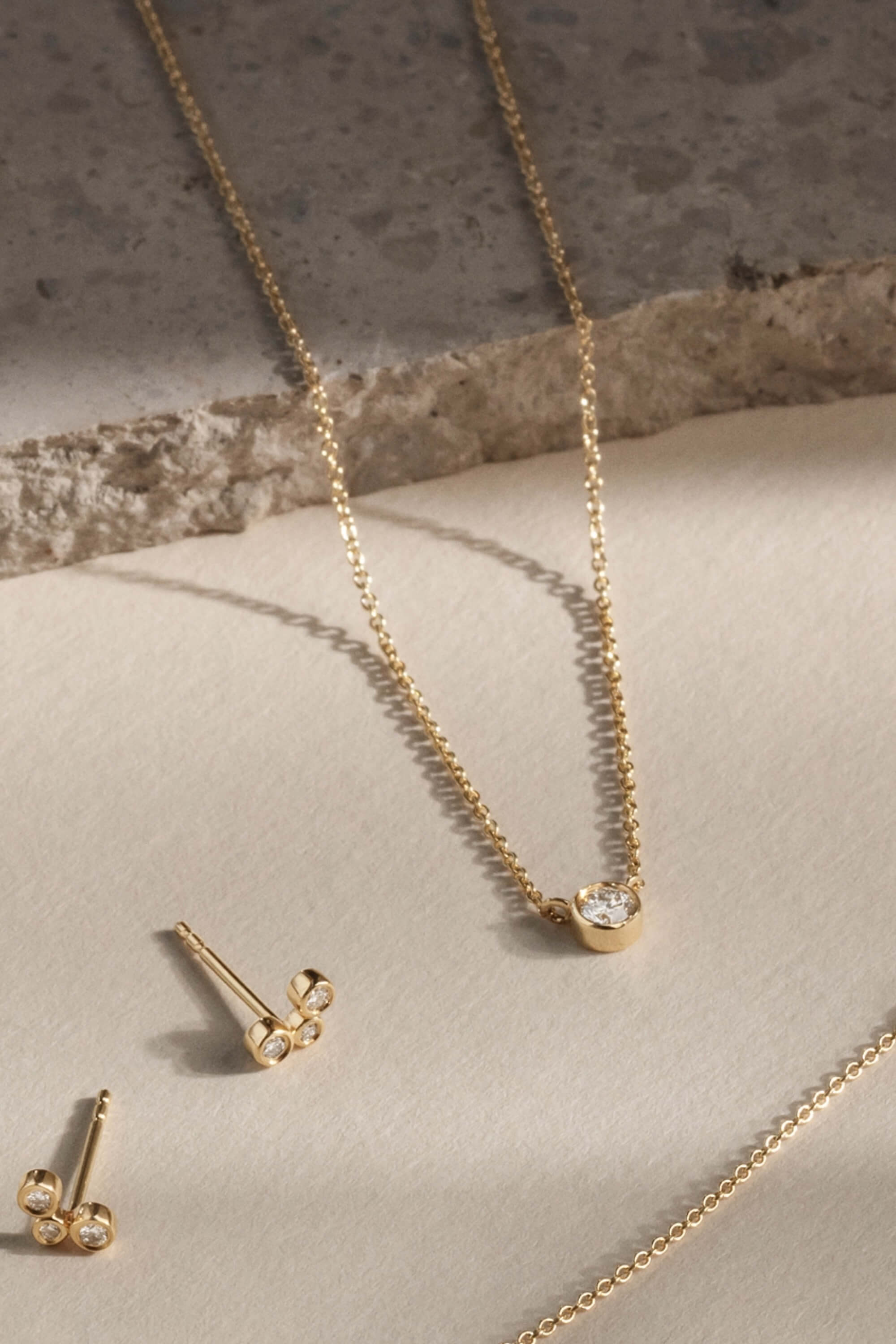 Eclipse Solitaire Necklace