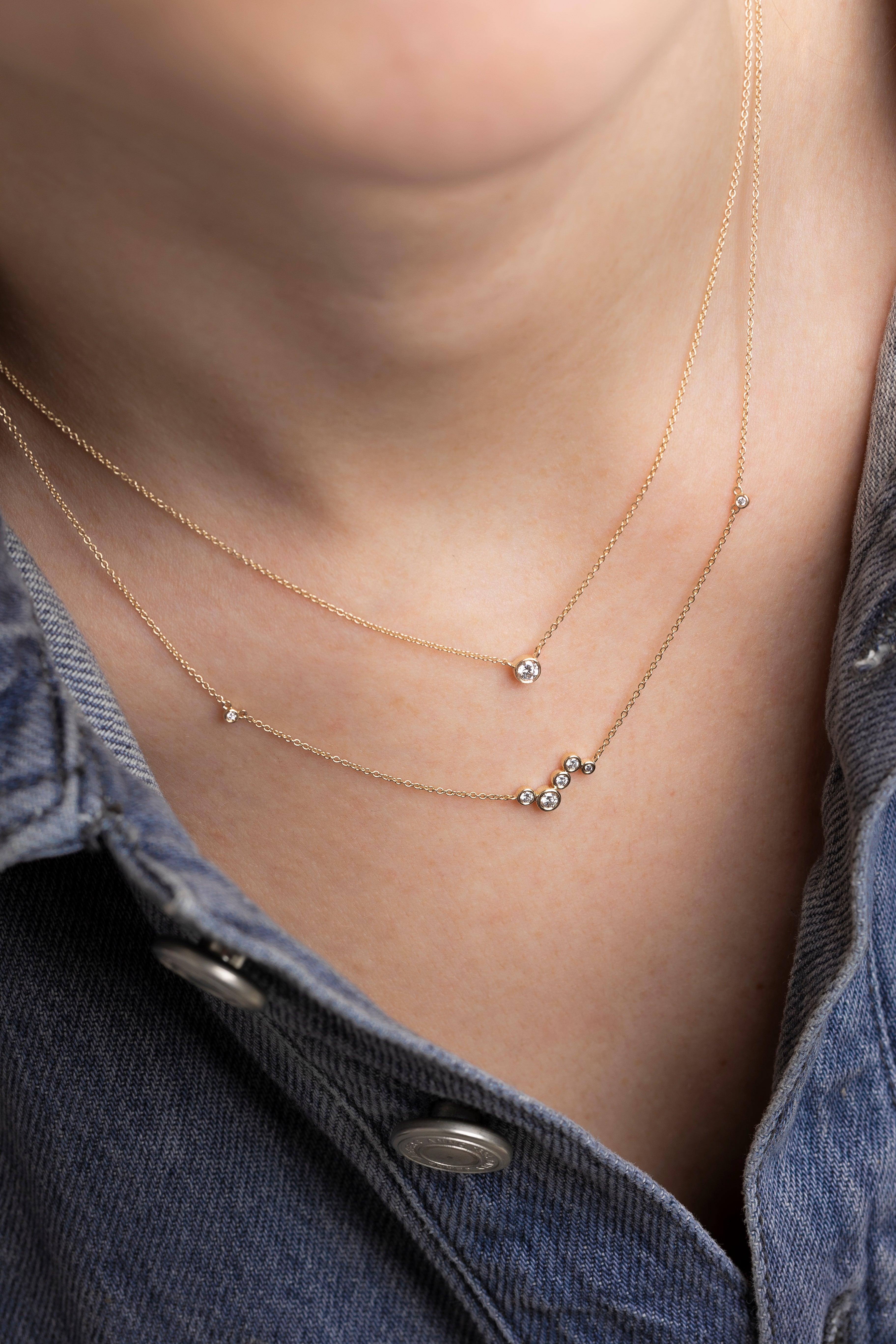 Eclipse Solitaire Necklace
