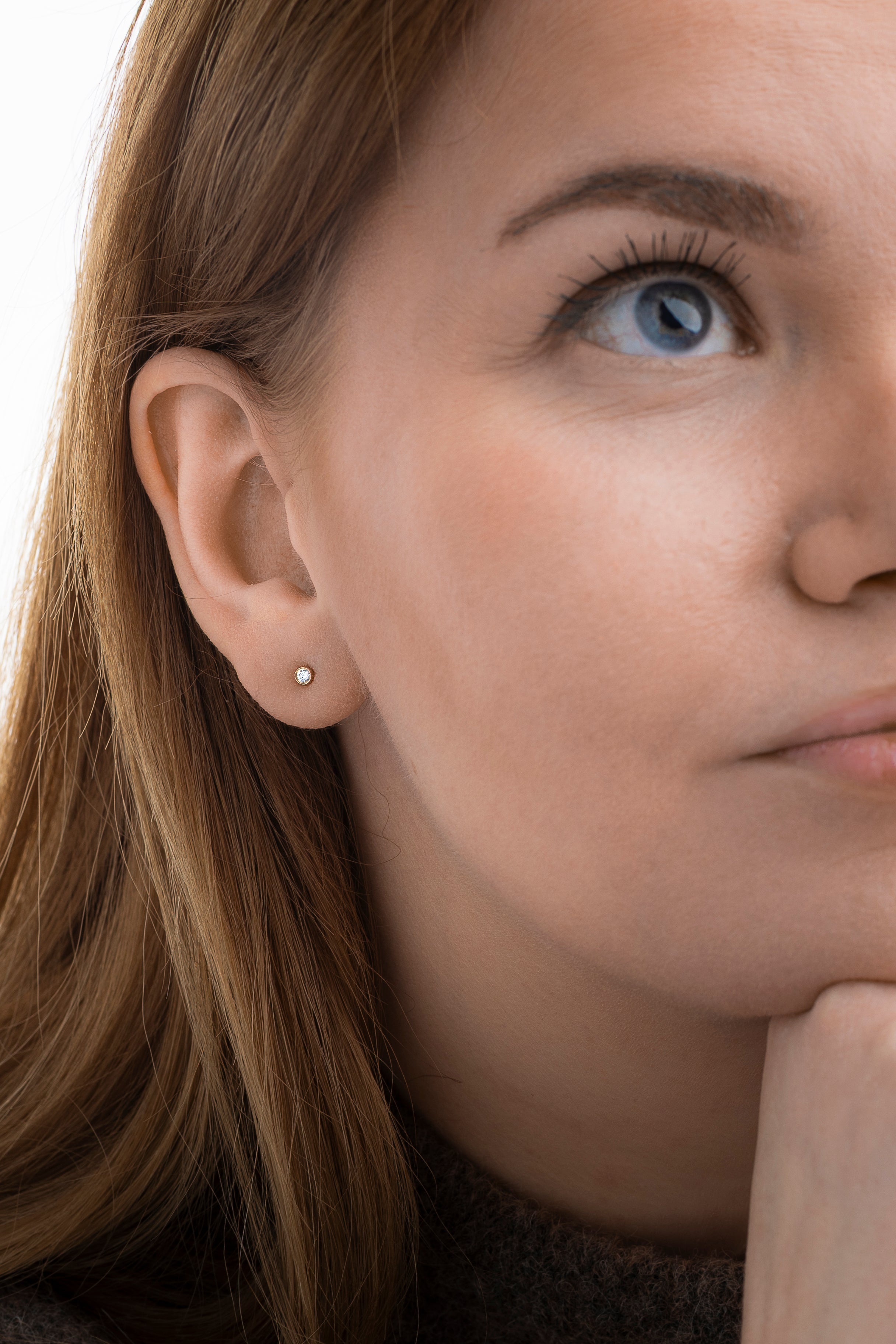 Eclipse Solitaire Earrings